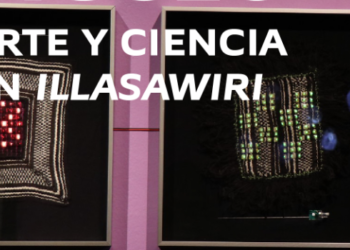 Artista propone una fusión de textiles y tecnologías lumínicas. / Foto: AuiNrao.