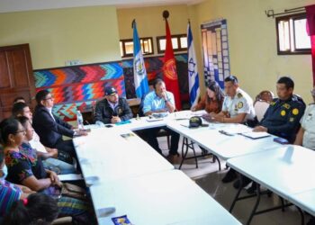 Instalan Mesa de Seguridad y Justicia en Santa Catarina Barahona, Sacatepéquez