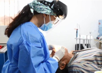 Atención bucodental en el departamento de Guatemala. / Foto: MSPAS.