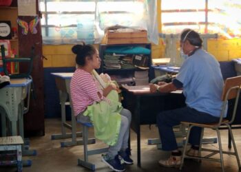 Jornada integral de salud atiende a vecinos de El Búcaro, Villa Nueva