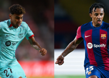 Lamine Yamal y Jules Kounde se suman a la lista de bajas del Barcelona