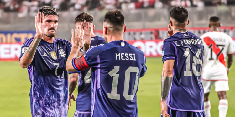 Messi ratifica a Argentina en el liderato de las eliminatorias