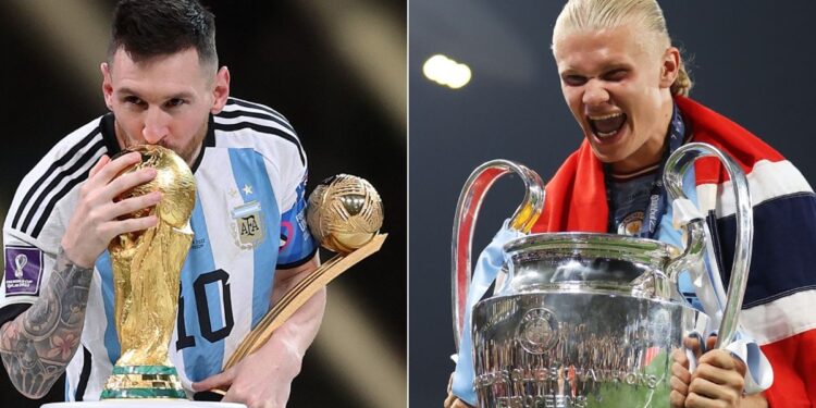 Messi y Haaland, un pulso por el Balón de Oro