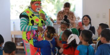 Celebración del Día del Niño en el CADI de Santa Catarina Pinula. / Foto: José Archila.