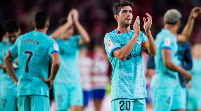 Barcelona rescata un empate en su visita en Los Cármenes vs Granada