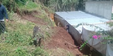 Deslizamiento de tierra en Chinautla a causa de fuertes lluvias