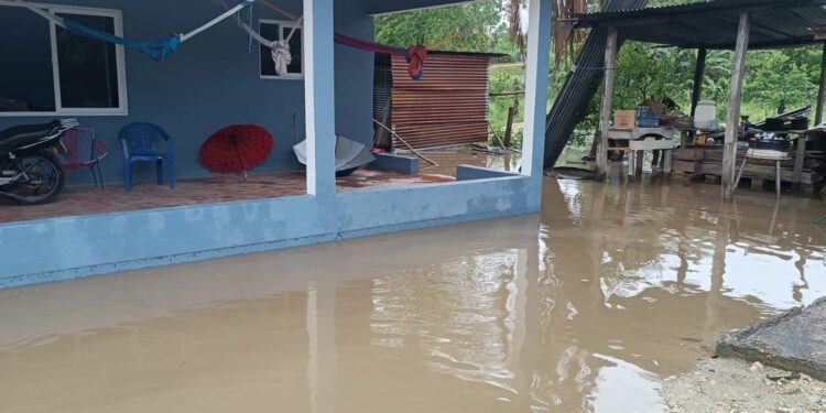 InundaciÃ³n afecta a la poblaciÃ³n de Nuevas Delicias en PetÃ©n