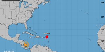 Se forma la depresión 21 del Atlántico muy cerca de la costa sur de Nicaragua