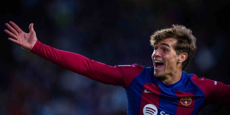 El juvenil Marc Guiu desatasca al Barça antes del clásico