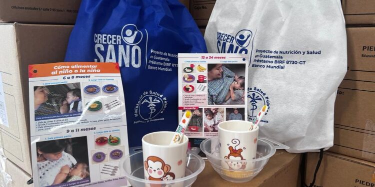 Kits Crecer Sano. /Foto: MSPAS