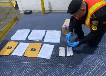 Agentes antinarcóticos con apoyo del binomio K-9 localizan droga en el AILA