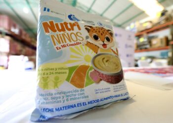 NutriNiños es un alimento complementario fortificado que entrega el Mides. / Foto: DCA.