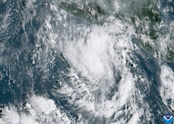 Ciclón Otis. / Foto: NOAA.