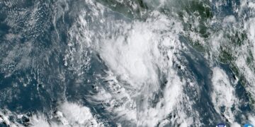 Ciclón Otis. / Foto: NOAA.