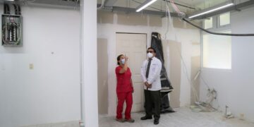 Continúa el mejoramiento en áreas del Hospital Regional de Occidente. /Foto: MSPAS