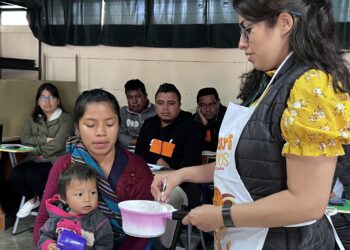 Madres de familia conocen buenas prácticas de alimentación . /Foto: MSPAS