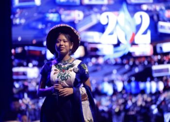 Estrella Bitzma, cantante guatemalteca. /Foto: Gilber García