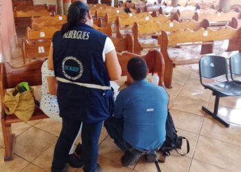 Albergues habilitados para la atención de personas afectadas por lluvias. /Foto: Sosep