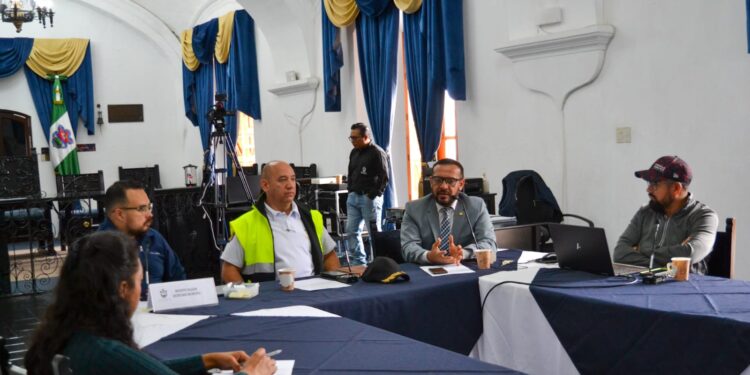 Desarrollan reunión de la Comisión Municipal de Prevención de la Violencia y el Delito en la Antigua Guatemala