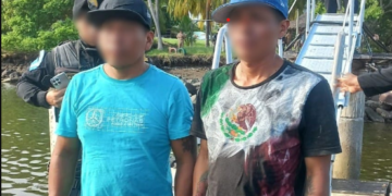 Los ecuatorianos son acusados de trasiego de cocaína. / Foto: PNC.