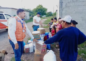 Conred continúa la entrega de ayuda humanitaria en Jutiapa