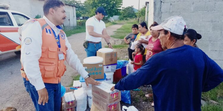Conred continúa la entrega de ayuda humanitaria en Jutiapa