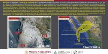 El huracán Norma causa lluvias “intensas” en el noroeste de México