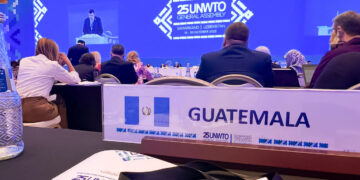 Guatemala en la Asamble de Turismo en Uzbekistán. /Foto: Inguat