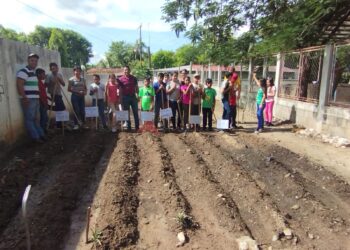 Instalación de huertos promueve la alimentación saludable. / Foto MAGA.