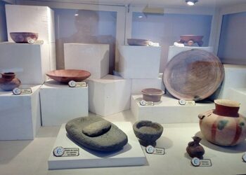 El museo exhibe piezas prehispánicas.