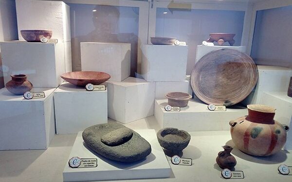 El museo exhibe piezas prehispánicas.