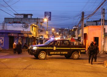 Acciones policiales han incidido en la baja de homicidios. / Foto: Mingob.