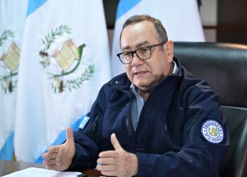 Presidente Giammattei invitó a las autoridades electas a trabajar en conjunto. /Foto: Álvaro Interiano