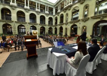 Presentación del Segundo Informe Cuatrimestral de Rendición de Cuentas 2023. /Foto: Álvaro Interiano y Carlos Jacinto