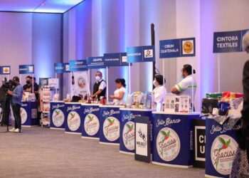 Acciones fomentan la promoción de productos guatemaltecos. /Foto: Mineco
