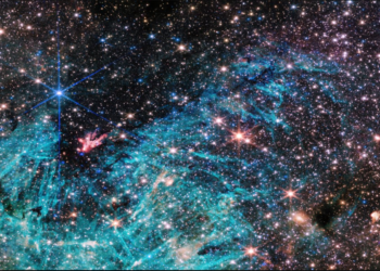 Imagen del corazón de la Vía Láctea. / Foto: Telescopio James Webb.