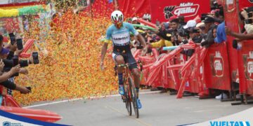 Cristian Bustos se adueña de la séptima etapa de la Vuelta a Guatemala