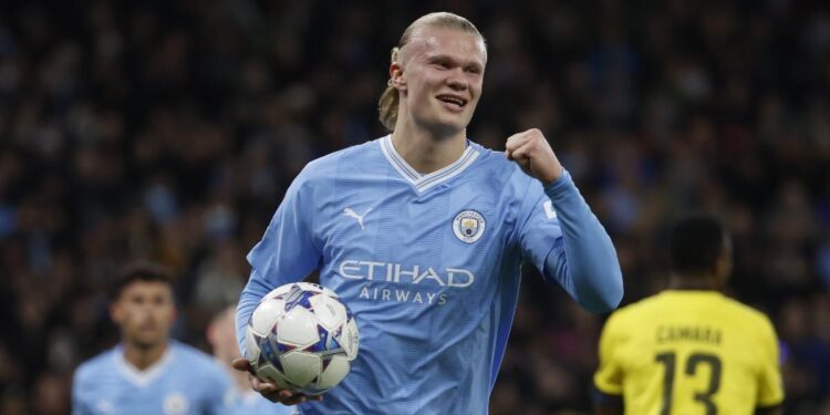 Haaland sella el pase del Manchester City a octavos de la Champions