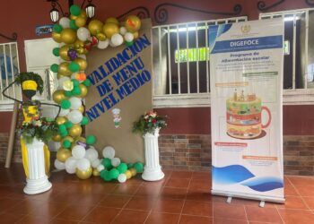 Validación de menús escolares en Escuintla. /Foto: SESAN