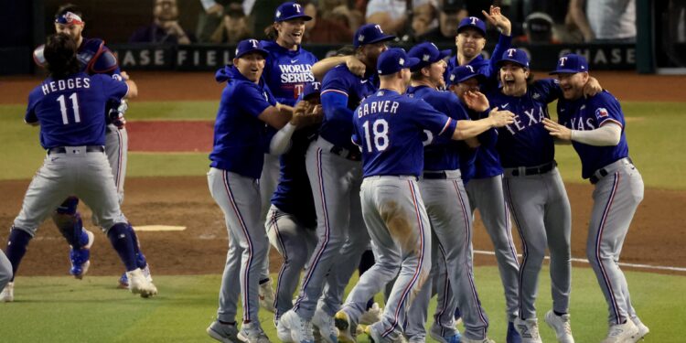 Los Texas Rangers son los campeones de las Grandes Ligas