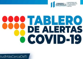 Actualizan tablero de alertas sanitarias COVID-19 en Guatemala