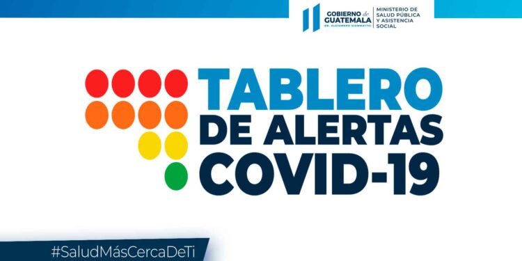 Actualizan tablero de alertas sanitarias COVID-19 en Guatemala