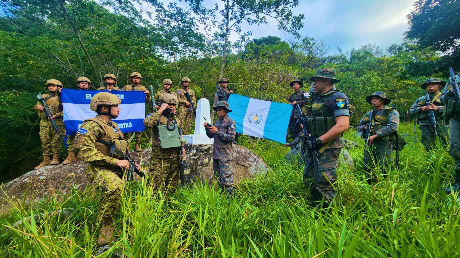 Operativos de seguridad en la frontera entre Guatemala y El Salvador