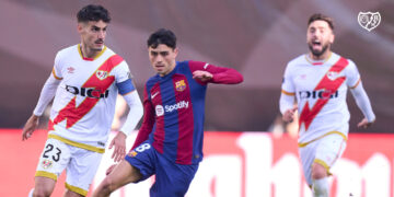 El Rayo frena otra vez al Barcelona en Vallecas