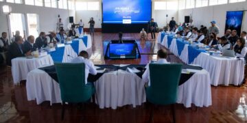 Gira presidencial con autoridades de Jalapa.