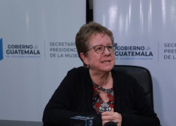 La titular de la Seprem, Ana Leticia Aguilar Theissen.