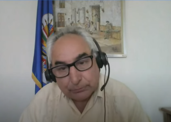 Luis Rosadilla, integrante de la Misión de Mediación de la OEA en Guatemala. / Foto: OEA.