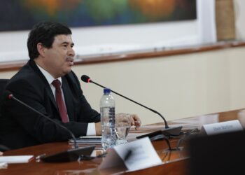 Ministro de Finanzas Públicas, Edwin Martínez. / Foto: Gilber García.