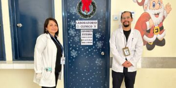 Laboratorio en el Hospital de Santa Bárbara. / Foto: MSPAS.