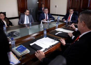 Secretaría Técnica del Consejo Nacional de Seguridad realiza reunión sectorial con representantes del binomio electo